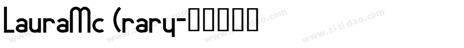 LauraMc Crary字体转换